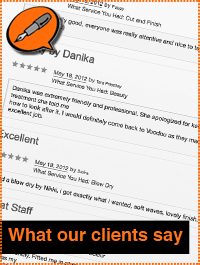 salon client reviews