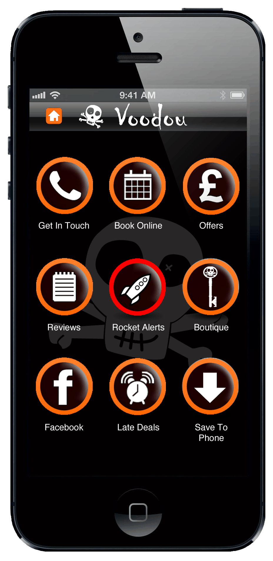 £5 OFF AT VOODOU WHEN YOU DOWNLOAD THE APP