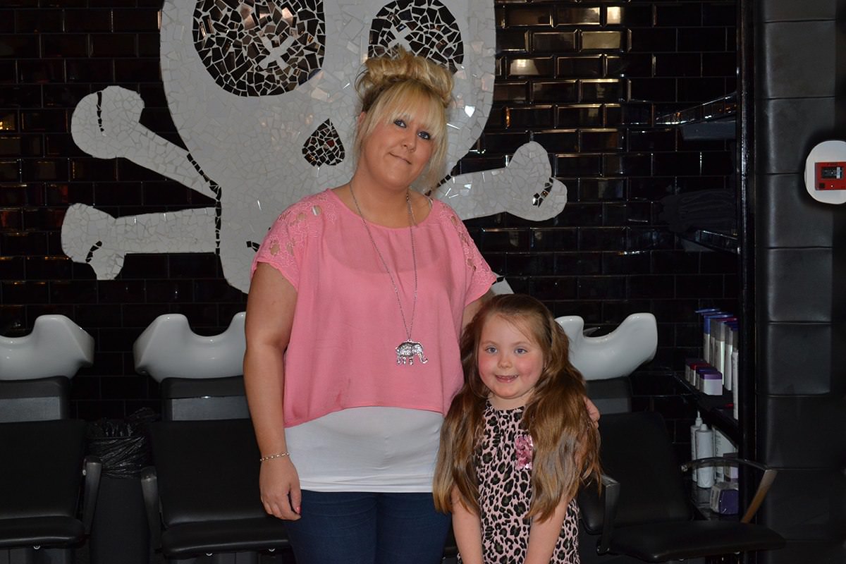 Voodou and Rebecca Roe support the Little Princess Trust