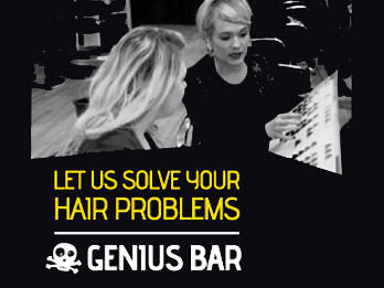 Solving your hair problems at The Genius Bar