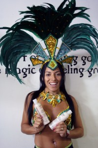 Brazilica babe gets the Brazilian Blow Dry at Voodou!