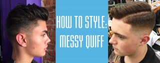 HOW TO STYLE SHORT HAIR: MEN’S MESSY QUIFF HAIRSTYLE TUTORIAL