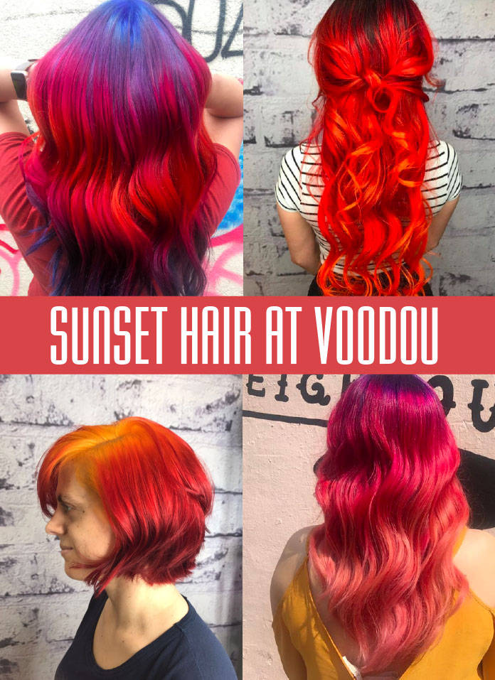 Sunset Hair Colour Trends At Voodou Liverpool Salons