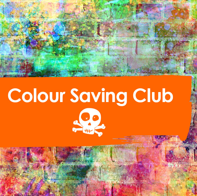 colour saving square logo