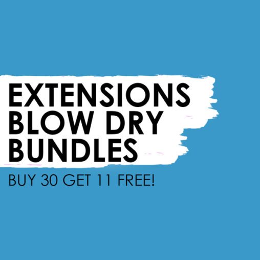 Extensions Blow Dry Bundle - Buy 30 Get 11 Free!