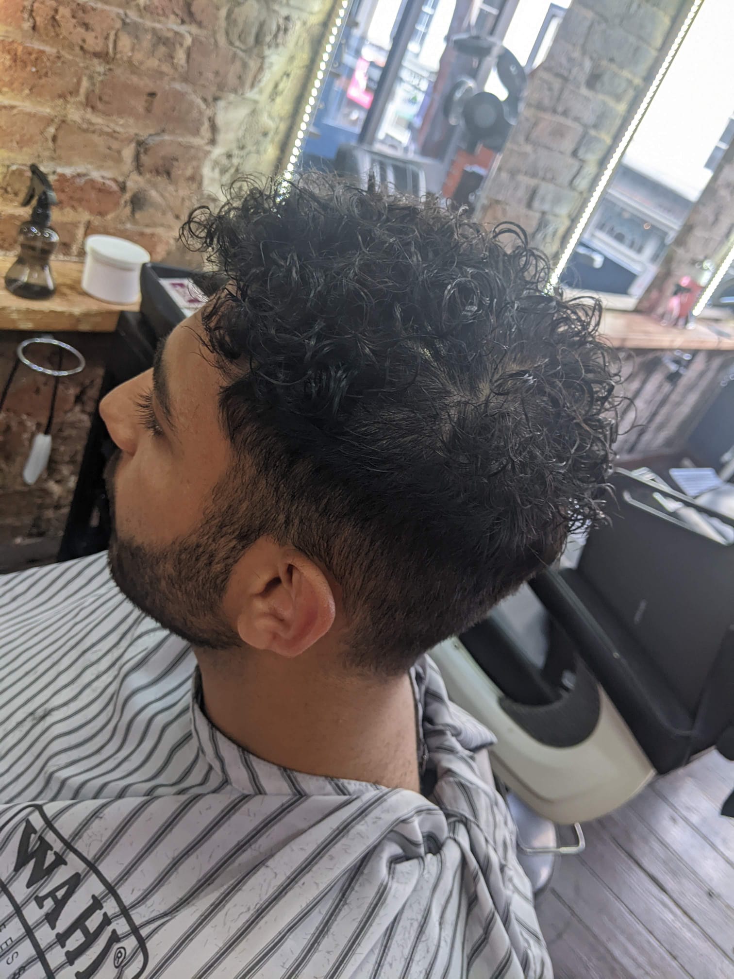 perming for men Liverpool barbers
