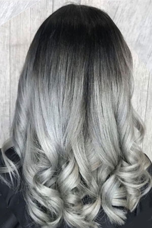 100% Human Hair White Silver Gray Platinum Blonde Strip - Etsy
