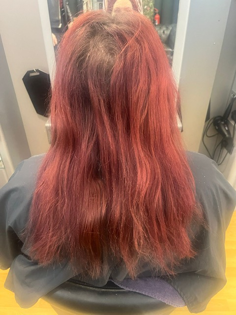 Before Before FABRIQ treatment Voodou Salon Liverpool