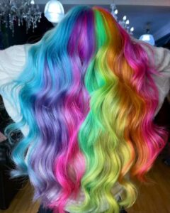 rainbow hair colours Liverpool