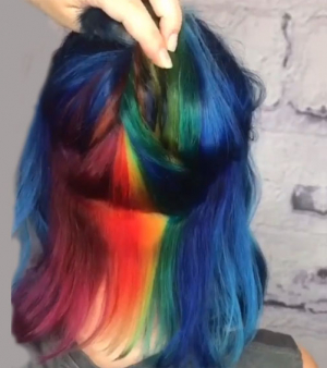 HIDDEN COLOUR HAIR TREND at VOODOU LIVERPOOL | THE HAIR COLOUR SPECIALISTS IN LIVERPOOL | BOLD STREET, BUTTON STREET & TUEBROOK