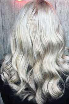 PLATINUM BLONDE & SILVER GREY HAIR COLOUR TRENDS AT VOODOU HAIR SALONS IN LIVERPOOL